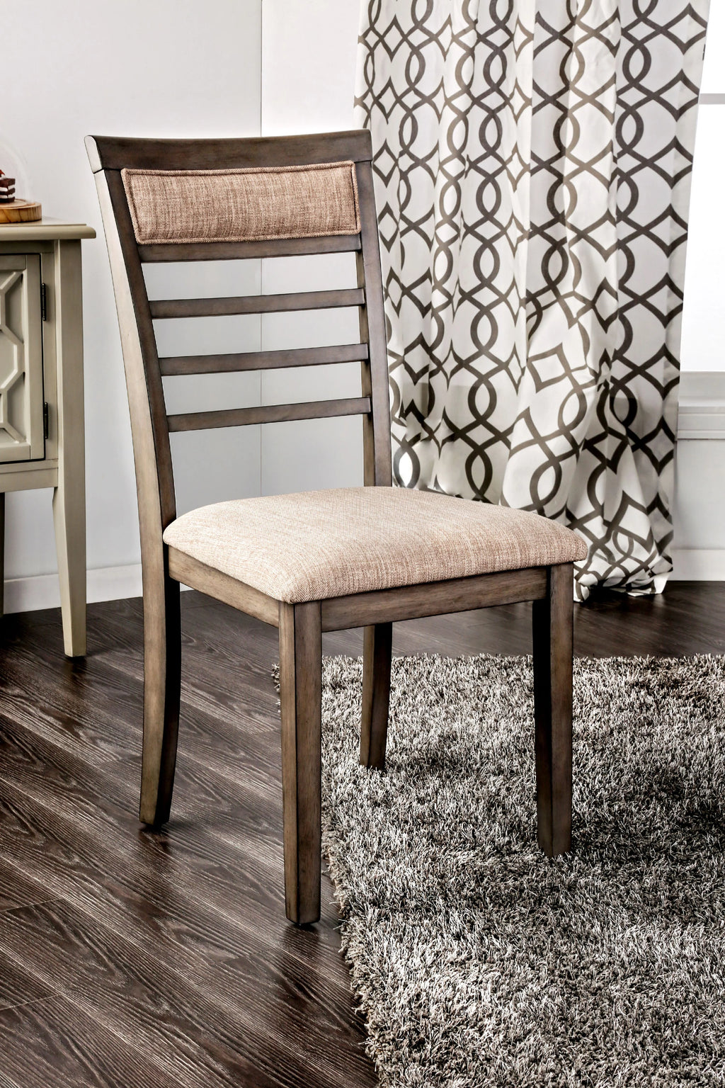 5-Piece Gray Wood Dining Set I317836