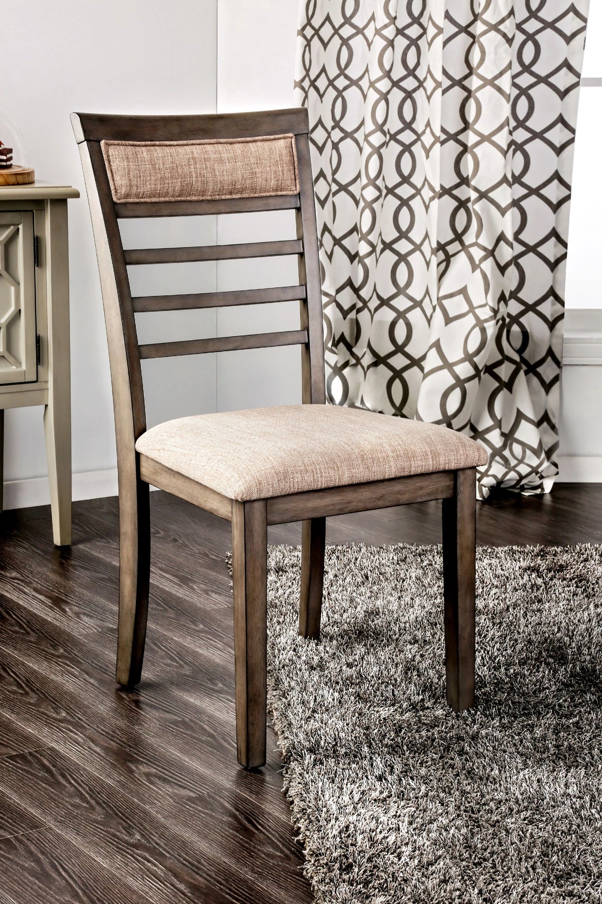 5-Piece Gray Wood Dining Set I317836