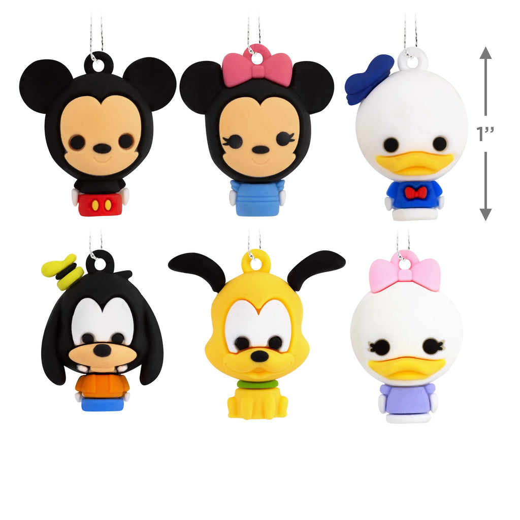 Disney Mickey Mouse and Friends Miniature Ornaments, Set of 6 P577833