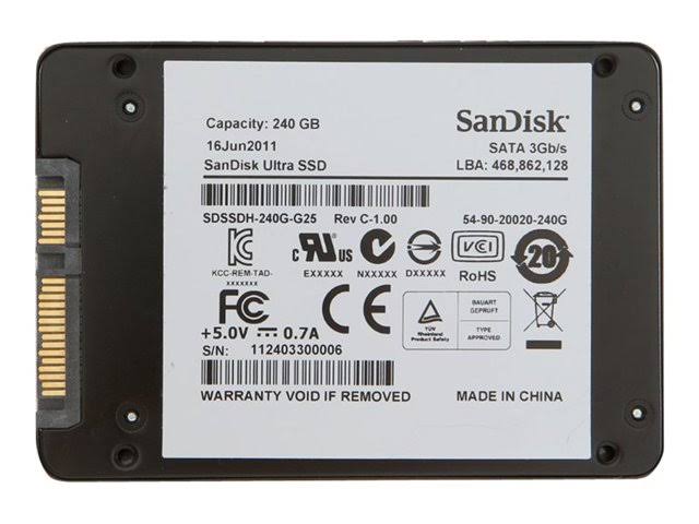 120 GB Internal SSD SATA 3Gb/s G611