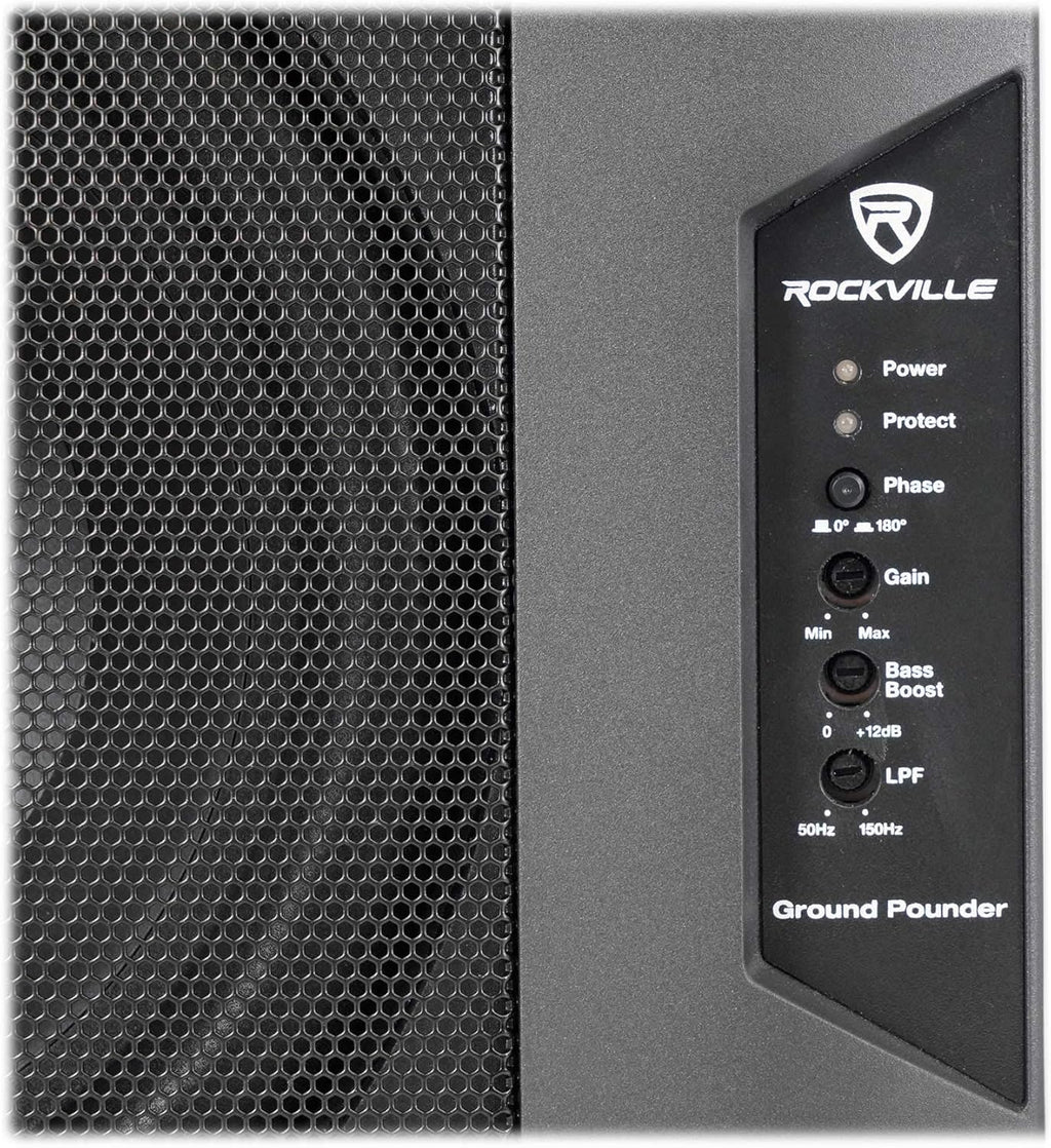 800w Powered Dual 10 Car Subwoofer Aluminum Enclosure J938