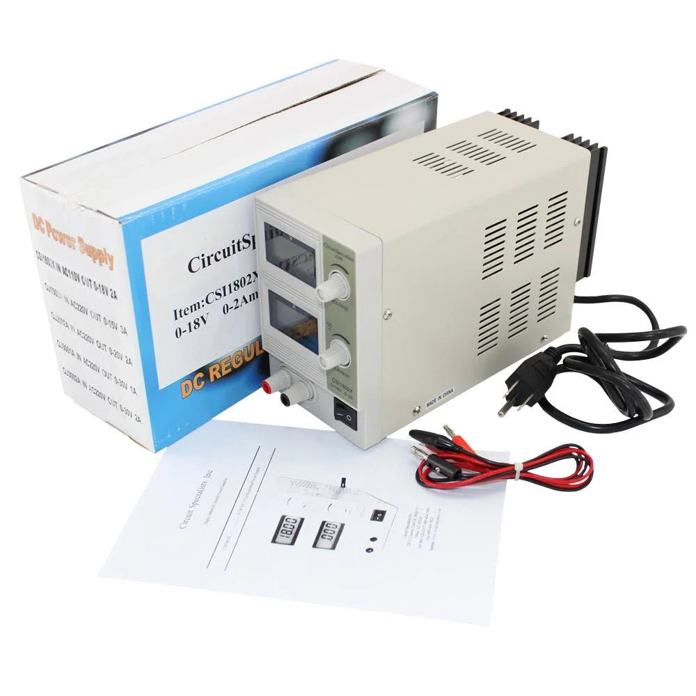 18 Volt DC 2.0 Amp Linear Bench Power Supply M665011