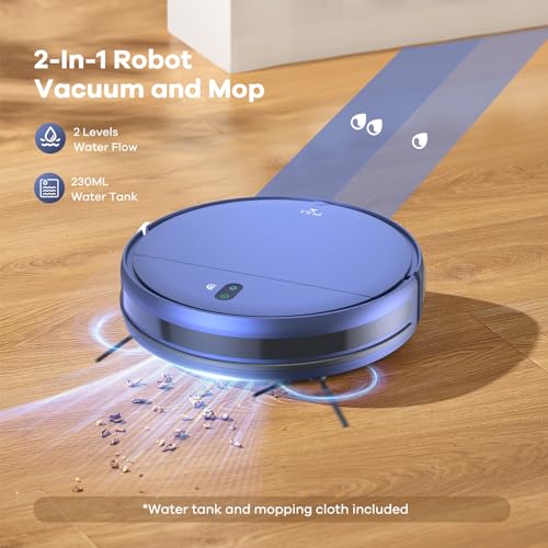Robot Vacuum and Mop Combo, 2 in 1 Self-Charging Q411