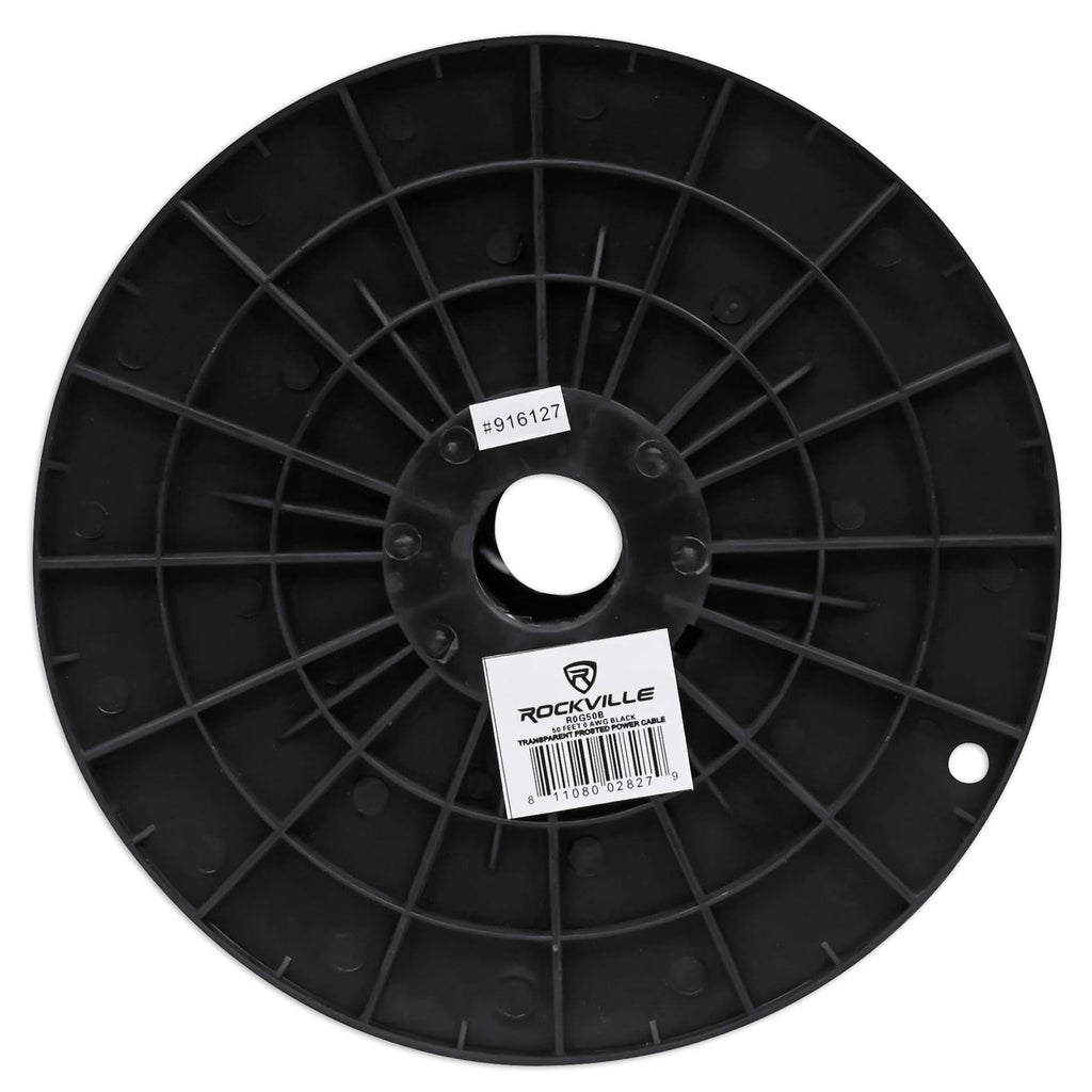 0 Gauge 50-ft. Black Car Amp Power Ground Wire Cable D32632