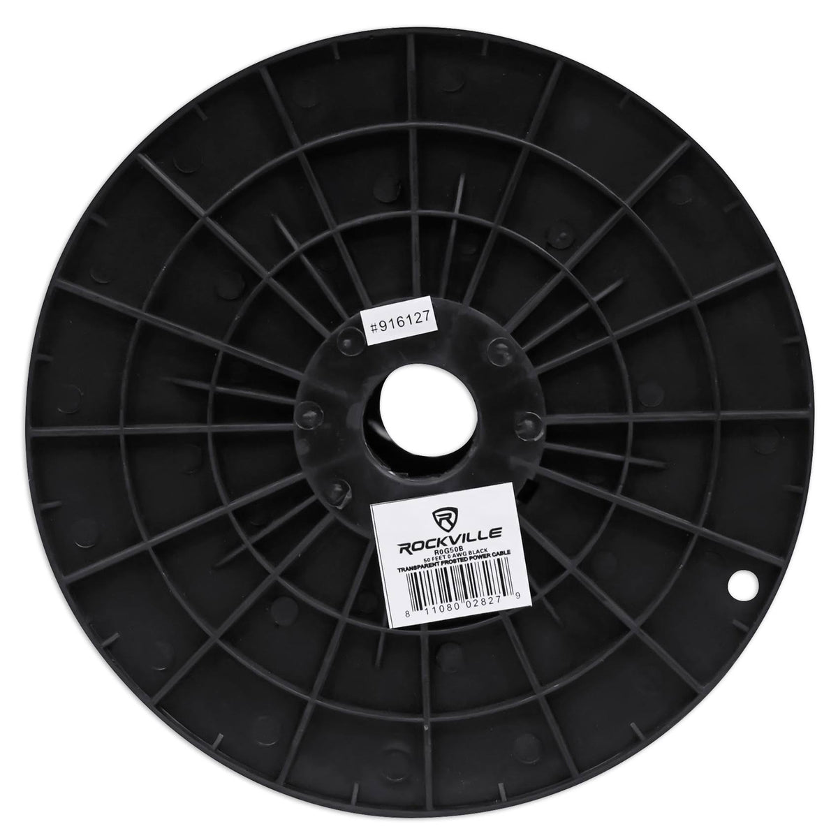 0 Gauge 50-ft. Black Car Amp Power Ground Wire Cable D32632