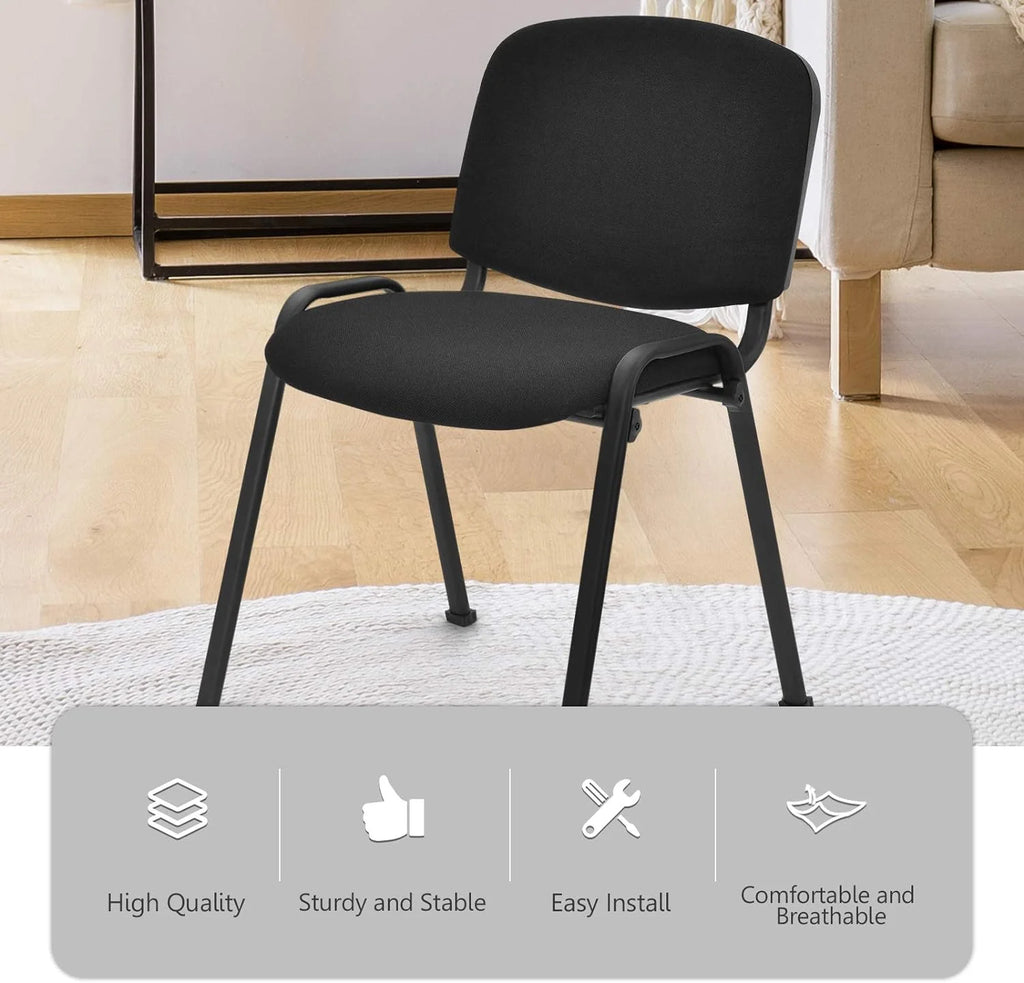 5 PCS Ergonomic Stackable Office Chairs Set C4301
