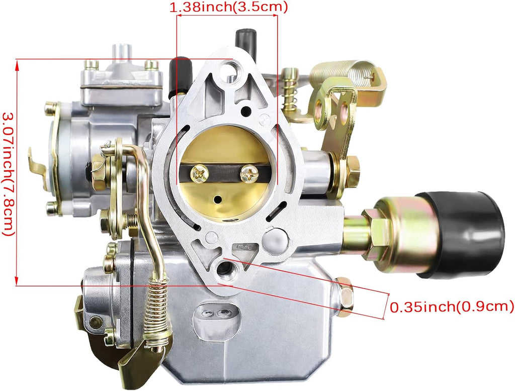 Carburetor for VW Beetles 1600cc Dual-Port Engine 1971-1979 Pack of 2 D5104