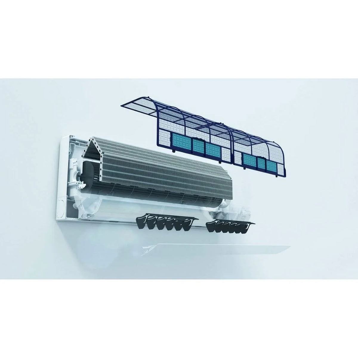 9000 BTU Wall Mounted Heat Pump Air Conditioning System W11309
