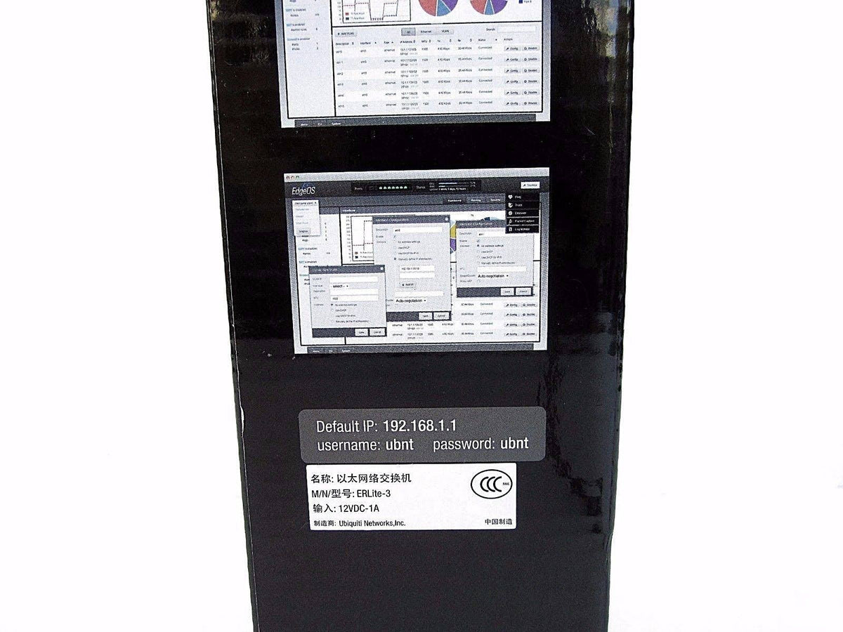 EdgeRouter Lite Router Gigabit Ethernet A66043
