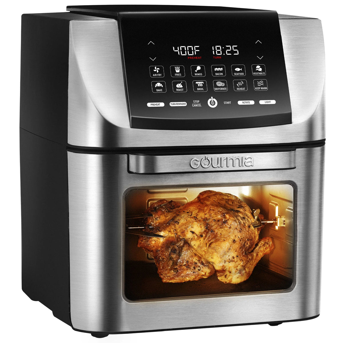 14 QT Air Fryer with Rotisserie and Dehydrator T477839