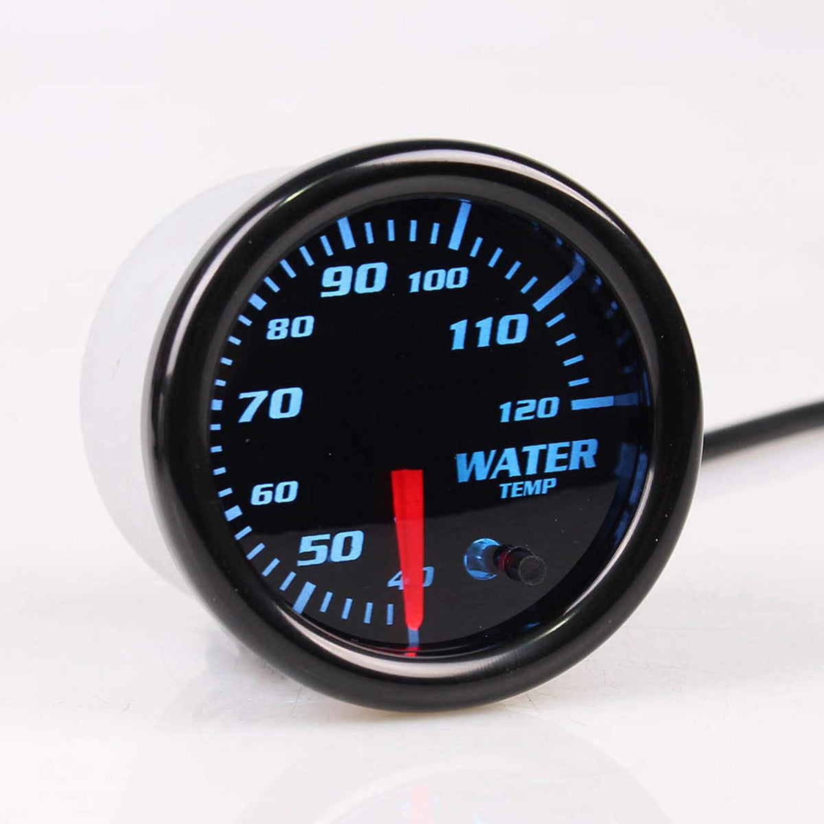7 Color Water Coolant Temperature Gauge Kit 2-1/16 52mm Black Dial H602388