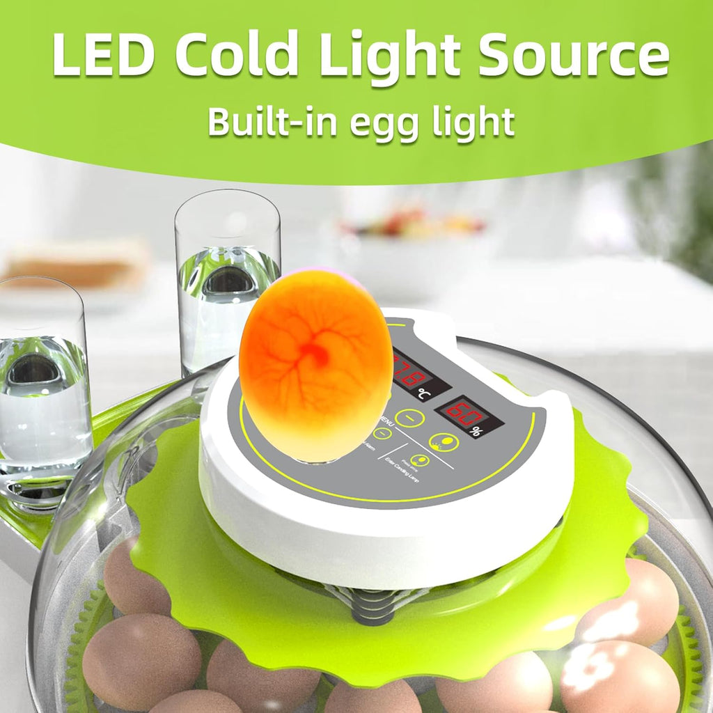 18 Egg Incubator with Automatic Egg Turning and Humidity Control W845