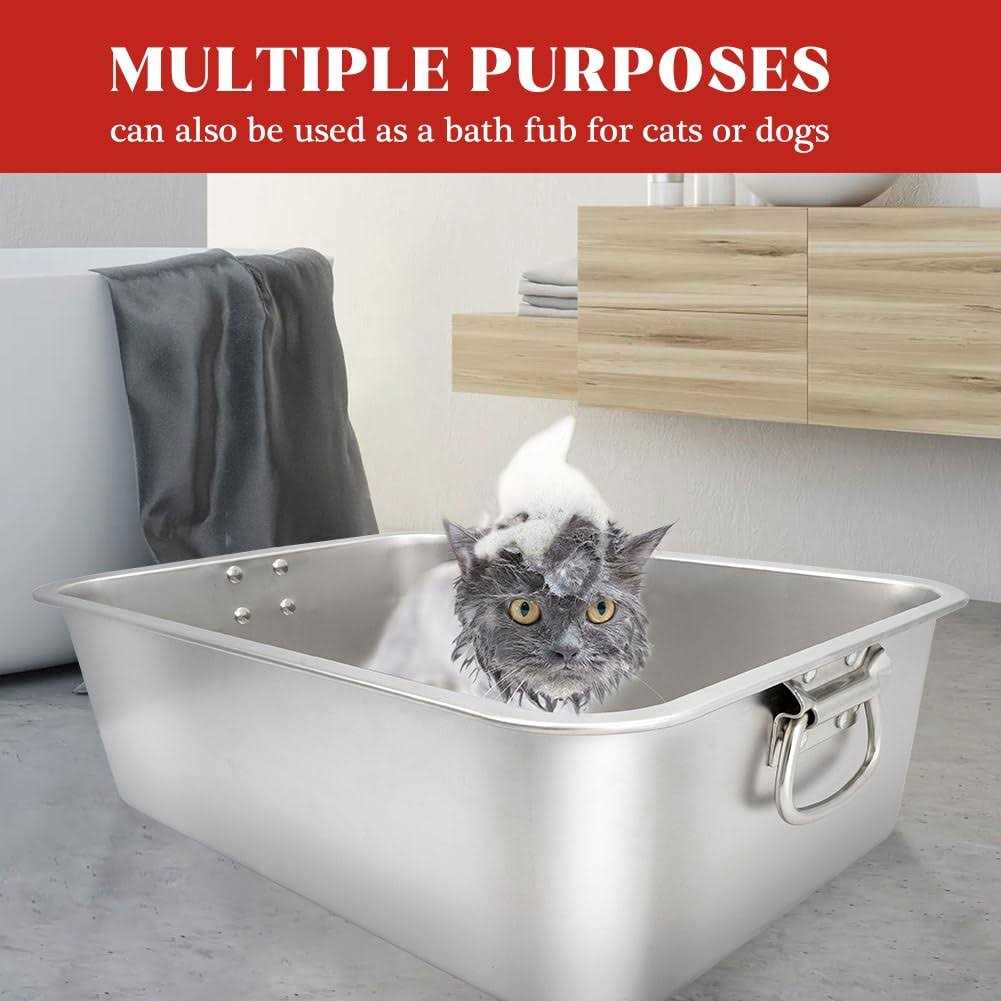 Stainless Steel Cat Litter Box K98599