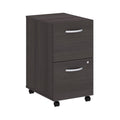 2 Drawer Mobile File Cabinet, Storm Gray X703490