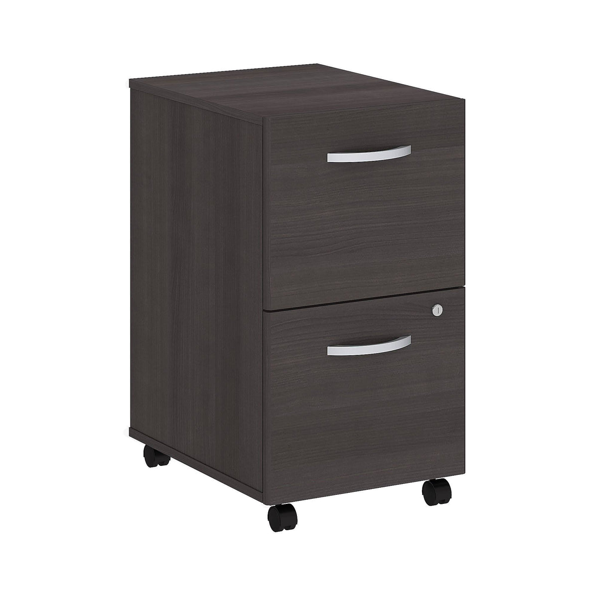 2 Drawer Mobile File Cabinet, Storm Gray X703490