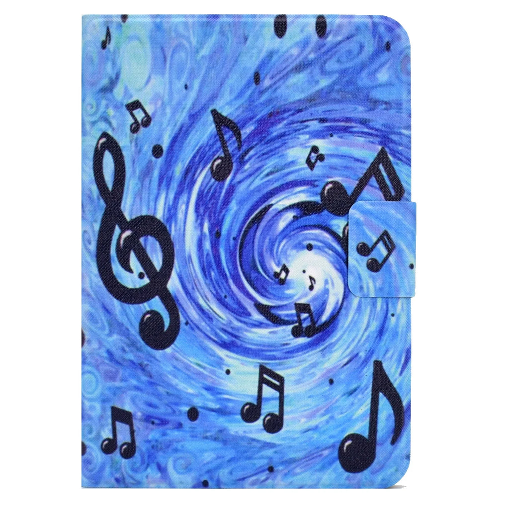 Colorful Painting Multi-Angle Viewing Folio Wallet Smart Cover for iPad 10th Generation 10.9 Inch Case X1490