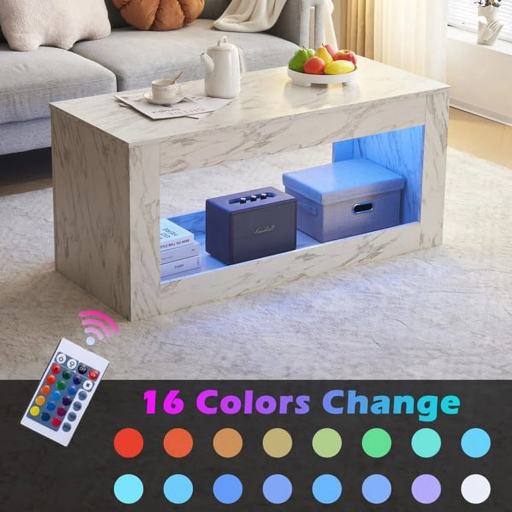 Coffee Table with Storage and Drawers W1586
