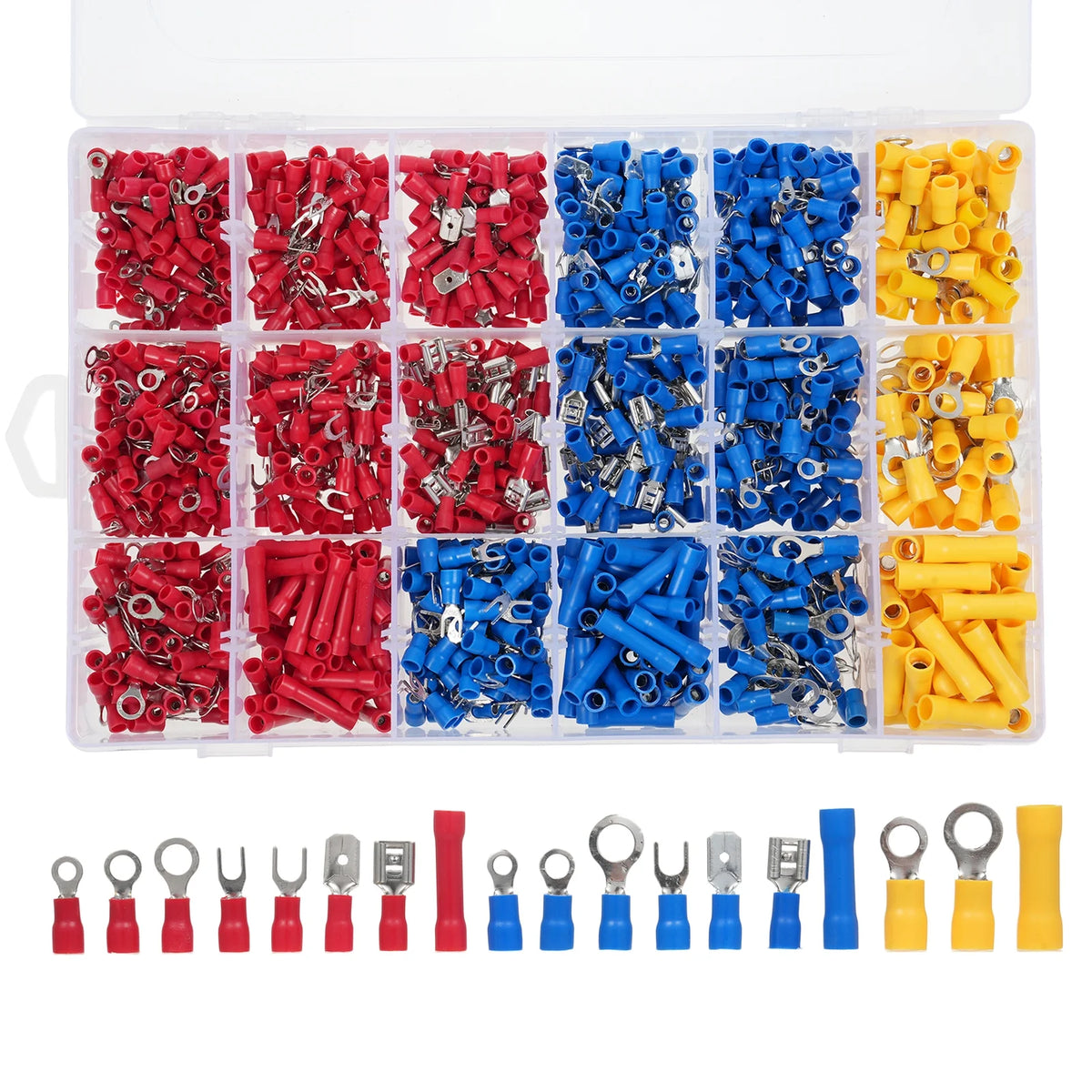 1200PCS Insulated Electrical Wire Connectors Q100634