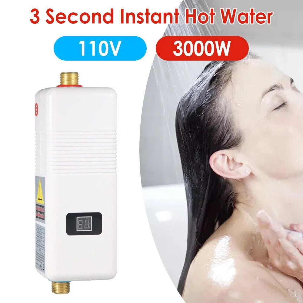 110v 3000w Concealed Water Heater H305629
