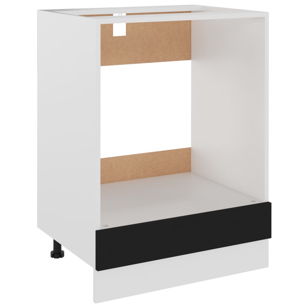 Black Engineered Wood Oven Cabinet I5130