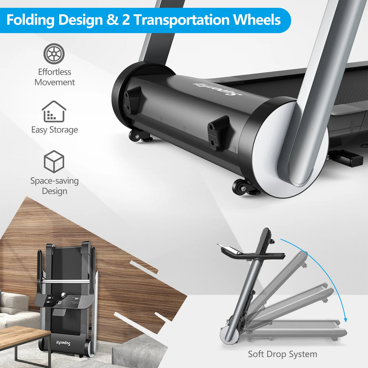 Electric Folding Treadmill M15942