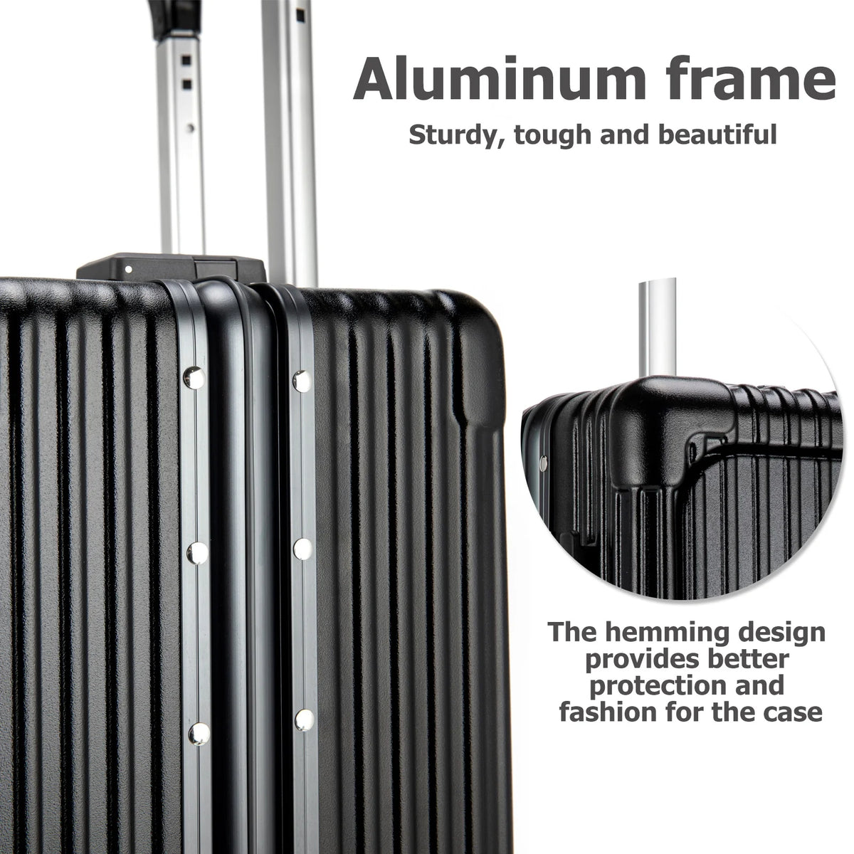 Aluminium Frame Hardside Expandable Spinner Wheel Luggage I797562