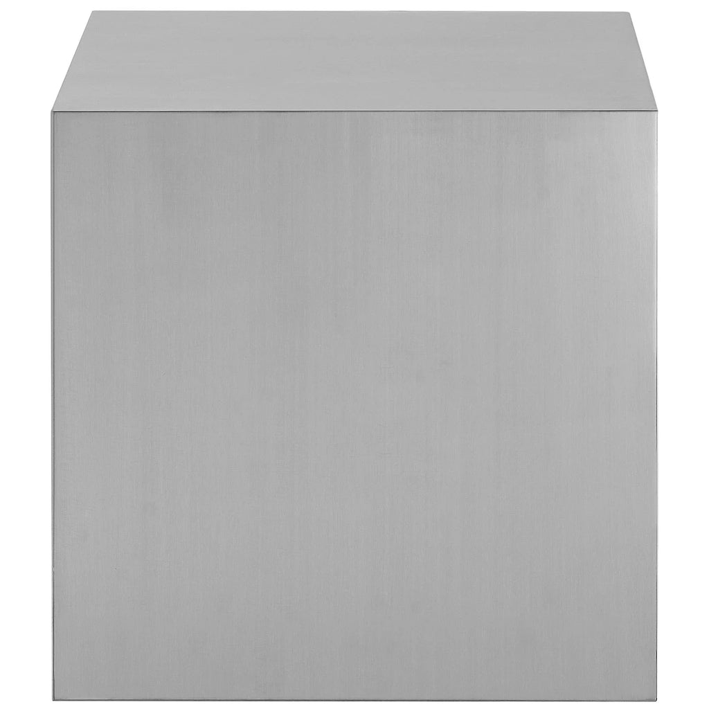 Silver Metal Side Table U840