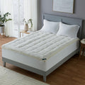 Reversible King Polyester Ivory Mattress Topper E99966