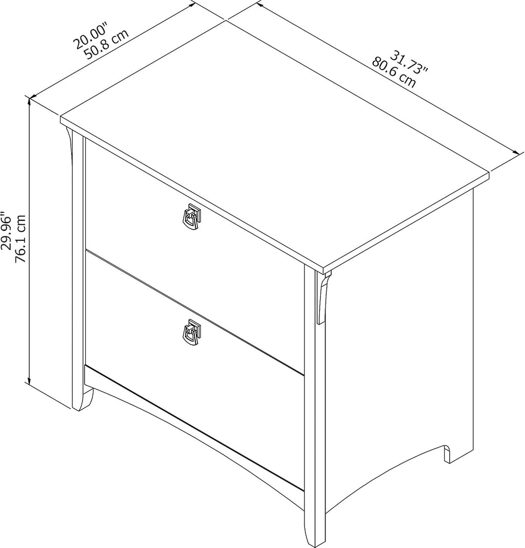 Lateral File Cabinet in Cape Cod Gray J8982