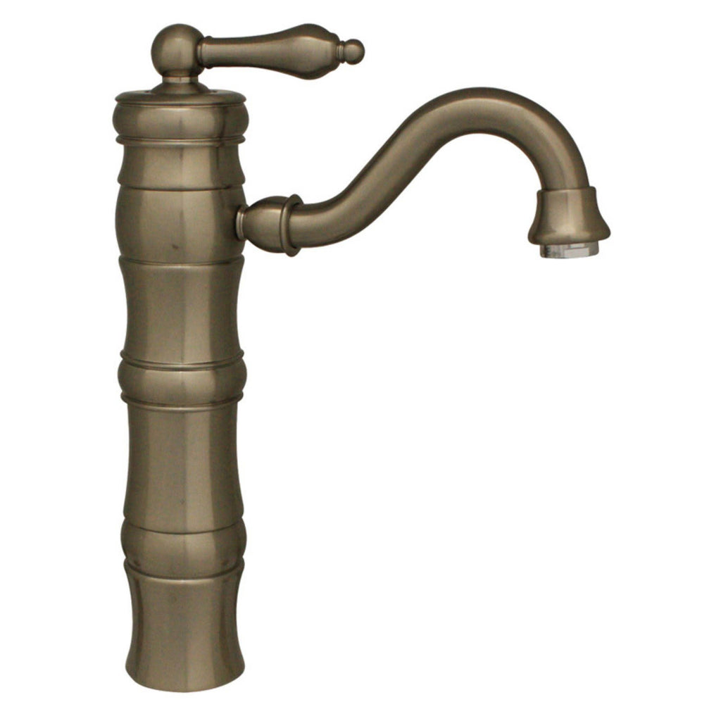 Brushed Nickel Single Lever Lavatory Faucet S172