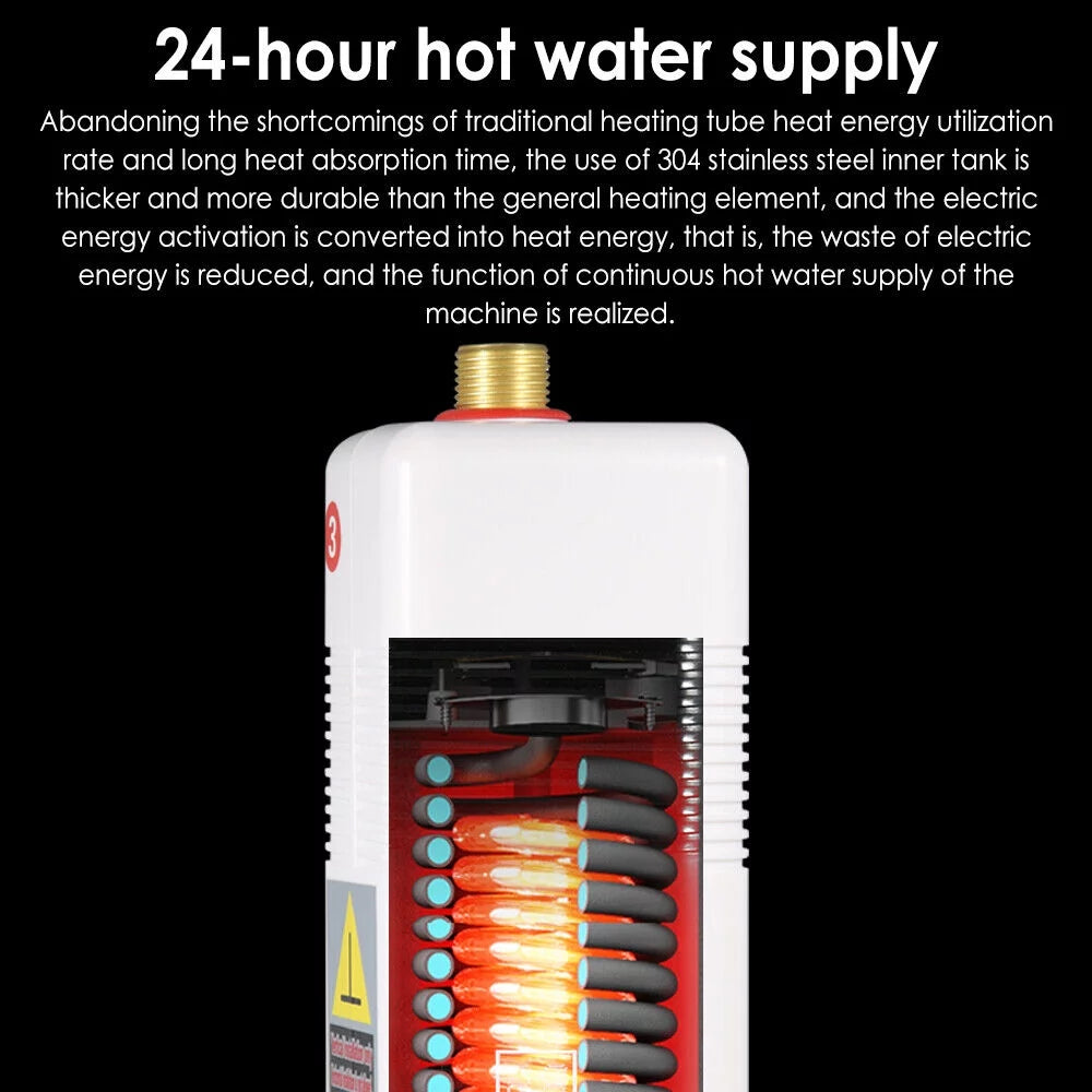 110v 3000w Concealed Water Heater H305629