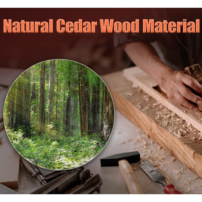 Cedar Wood Box with Glass Top Humidifier I961