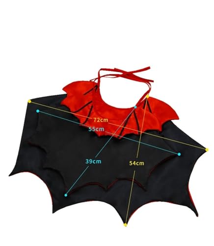 4-Piece Halloween Pet Cosplay Vampire Cloak H588