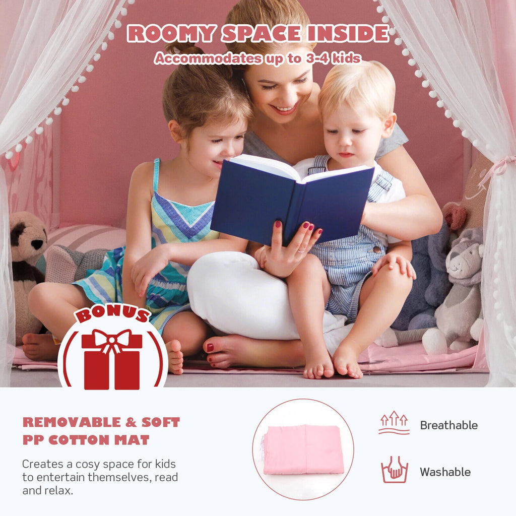 Kids Indoor Play Tent with Cotton Mat V9109