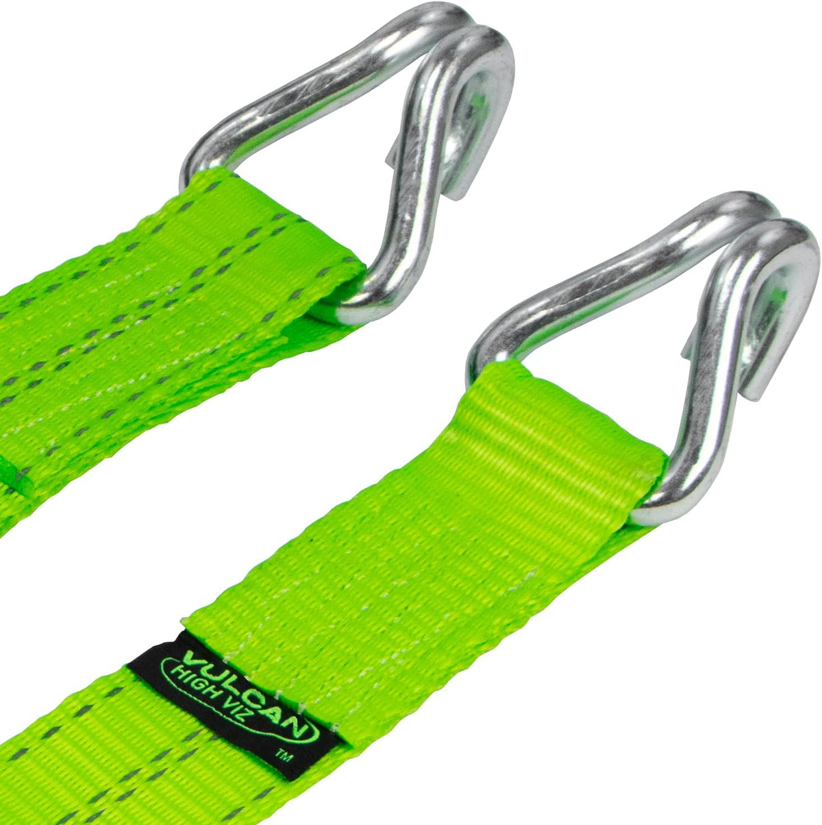 2 Inch x 15 Foot Ratchet Strap with Wire Hooks, 4 Pack S169