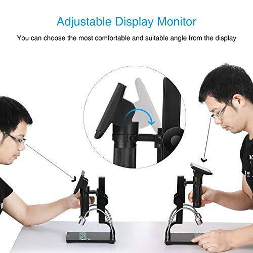5 inch LCD 1080p Digital Microscope with Adjustable Stand V83076