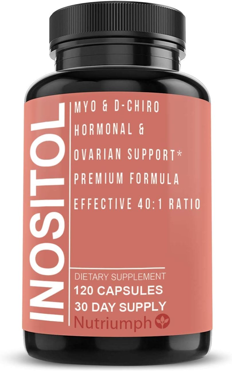 120 Capsules Myo Inositol and D Chiro Inositol Supplement W1696