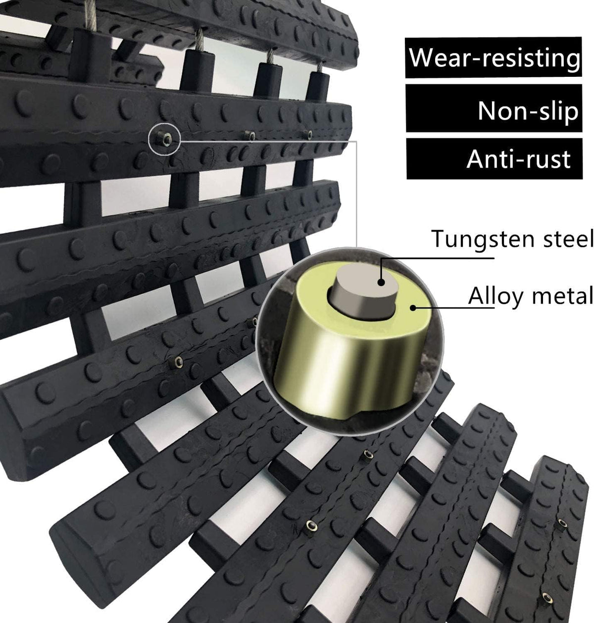 2pcs*27.6in Tire Traction Mat E507