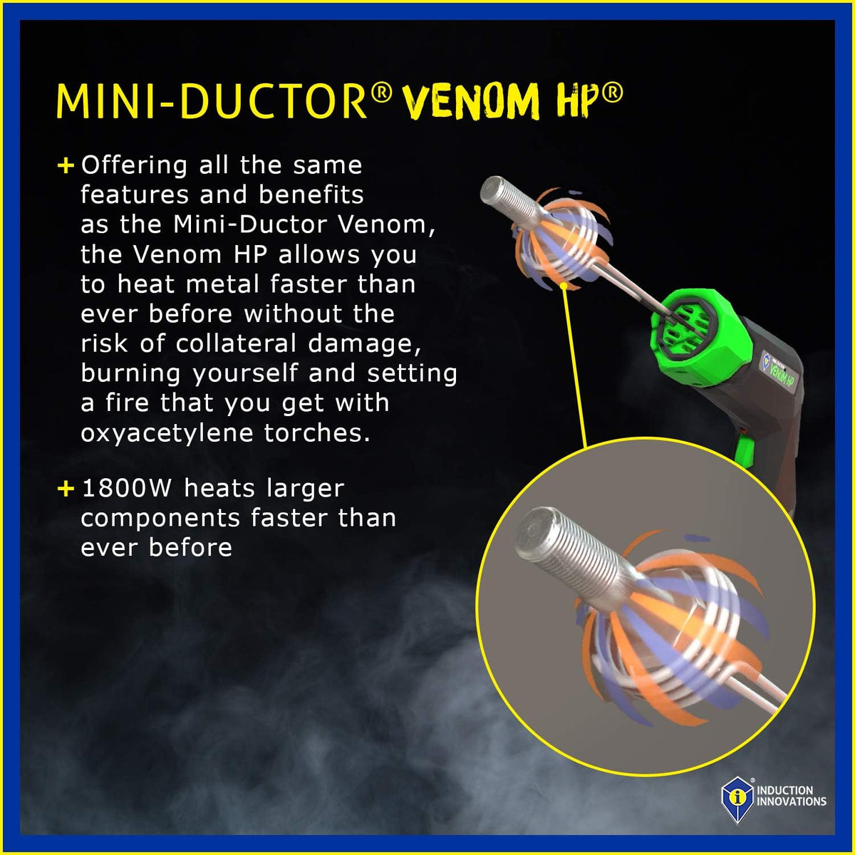 Portable Induction Heater Tool with Coil Twist Lock K244