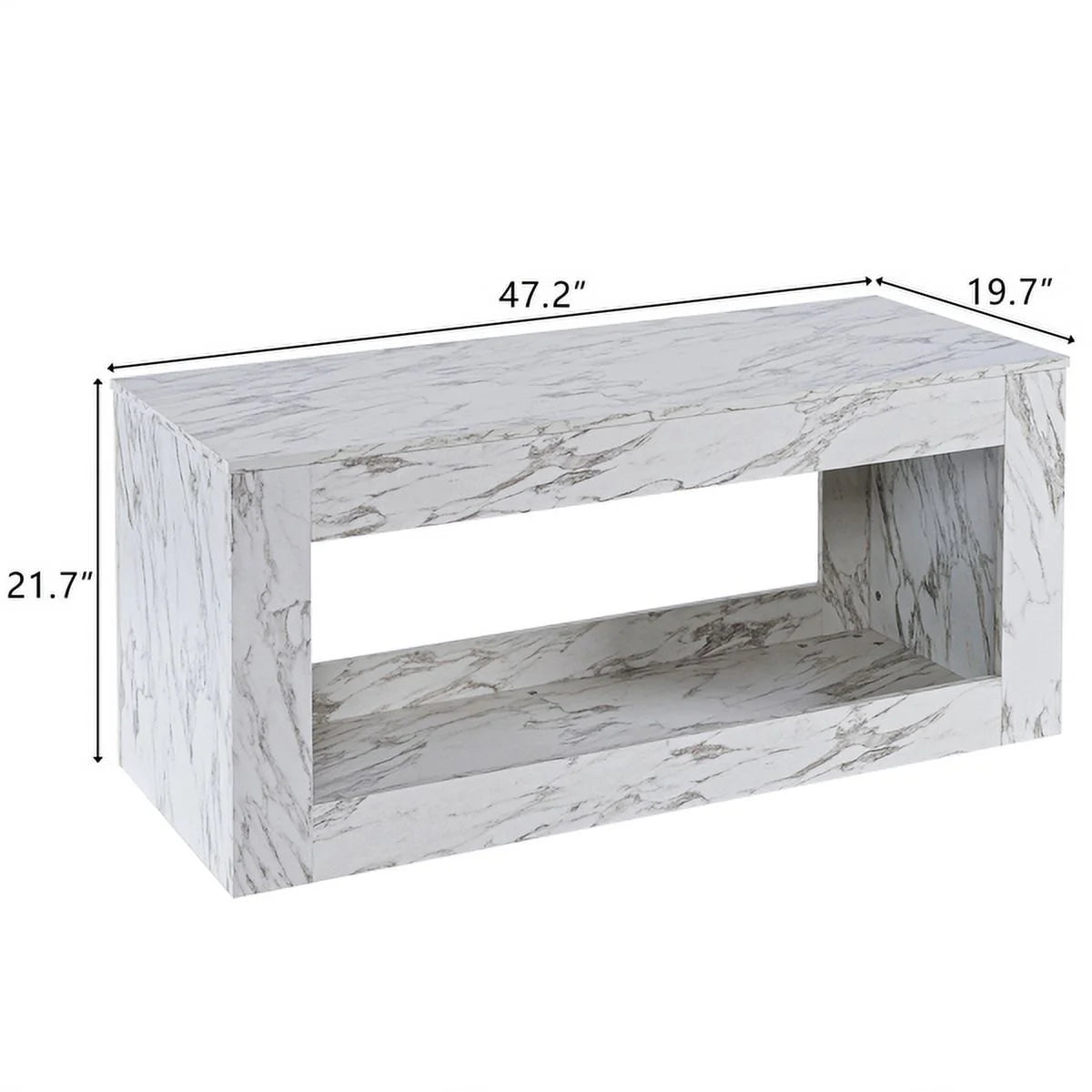 Coffee Table with Storage and Drawers W1586