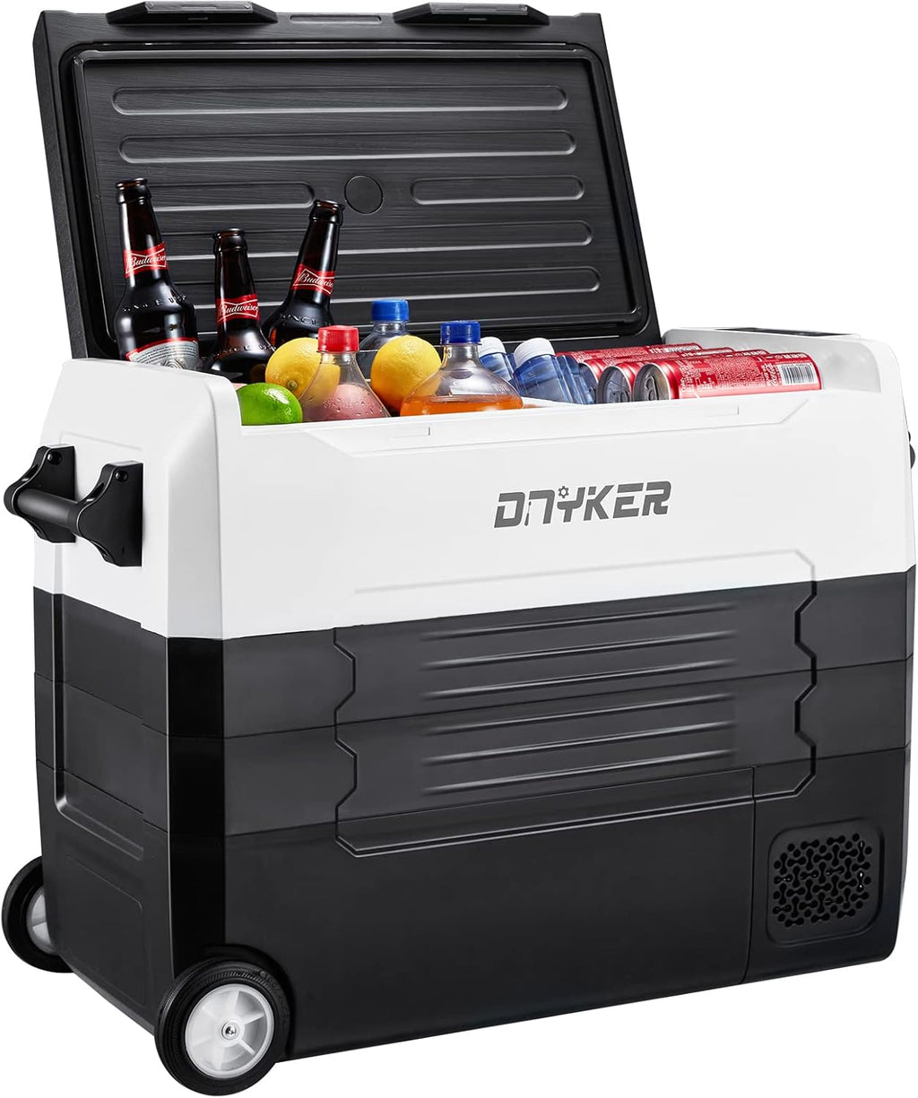 Portable Refrigerator, 42 Quart, 12/24V DC and 100V to 240V AC V98482