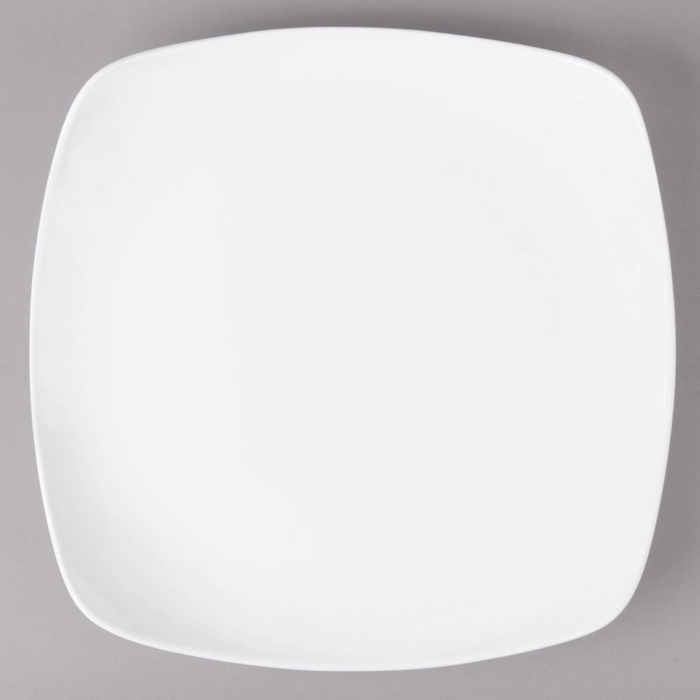 White Porcelain Dinner Plate X83523