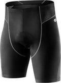 Grey 3D Padded Cycling Shorts Y100855
