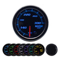 7 Color Water Coolant Temperature Gauge Kit 2-1/16 52mm Black Dial H602388