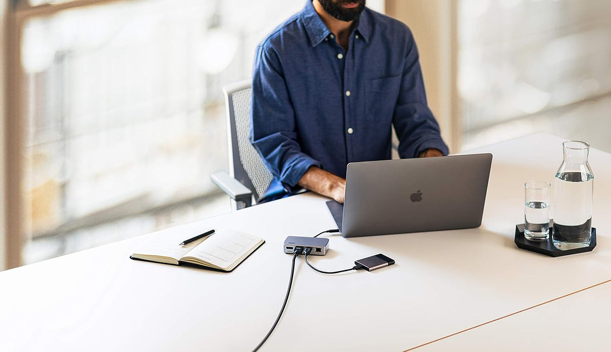 Thunderbolt 3 Mini Dock with Built-In Thunderbolt Cable, Gigabit Ethernet I5000