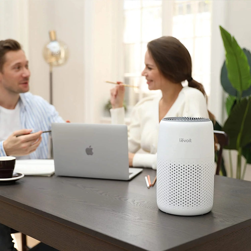 White Desktop HEPA Air Purifier E1480