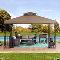 10 x 12 ft. 2 Tiered Steel Gazebo G160