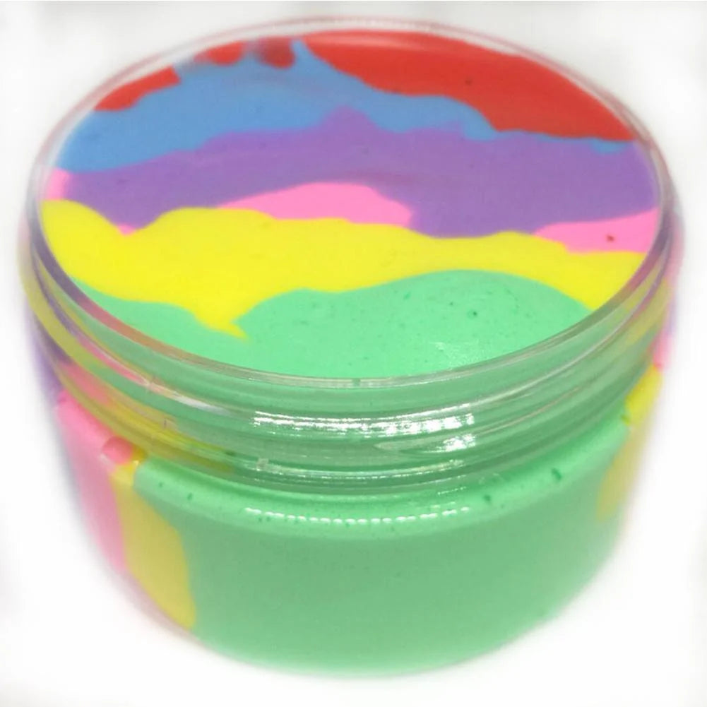 Rainbow Slime Putty Clay Plasticine Kids Toys F447