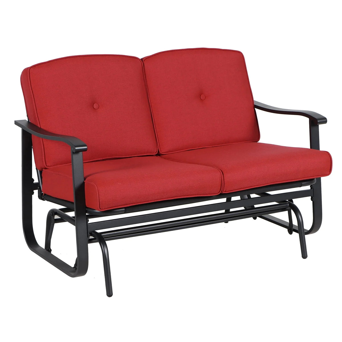 Steel Outdoor Glider Bench V24615