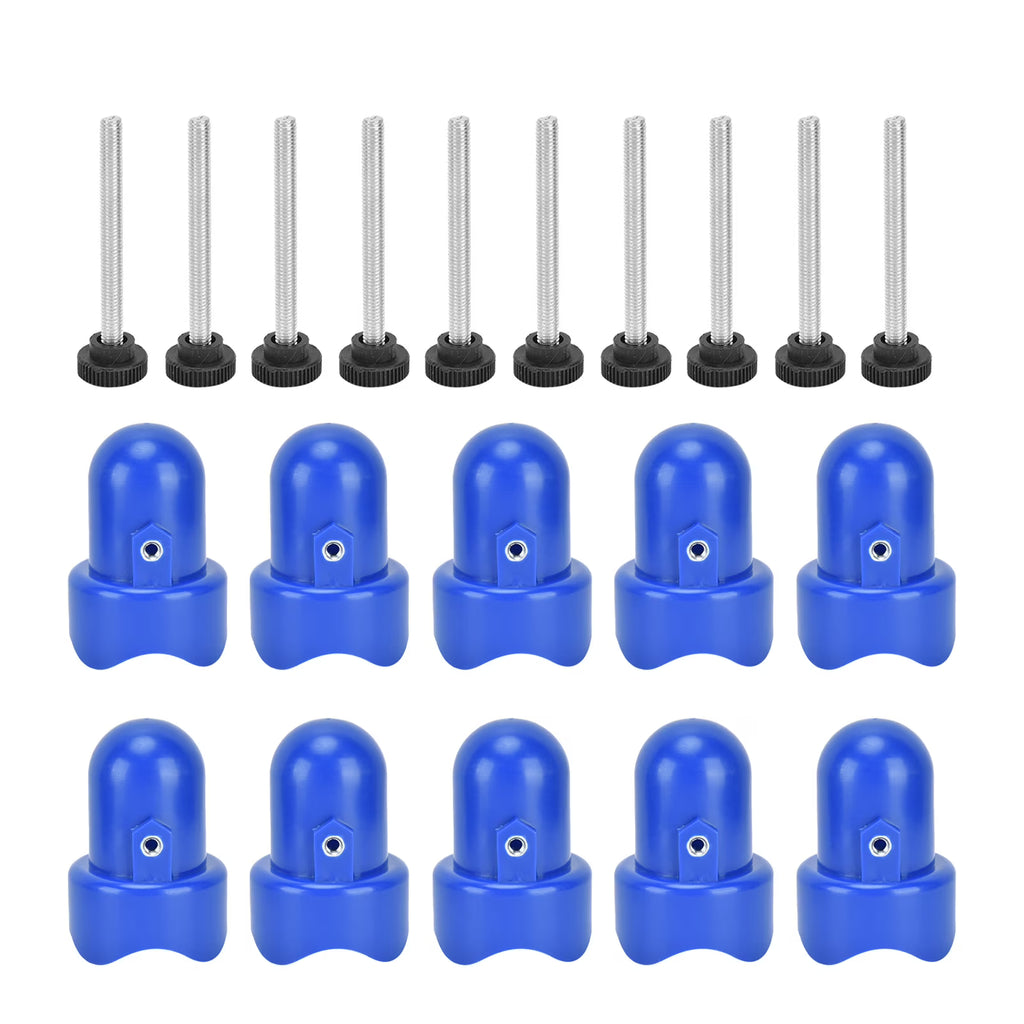 Blue Trampoline Enclosure Pole Cap with Screw G133267